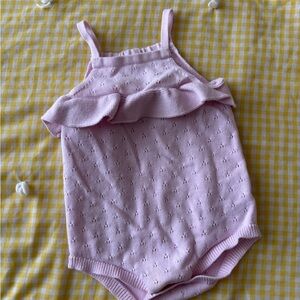 Cat & Jack Light Pink Knit Bodysuit